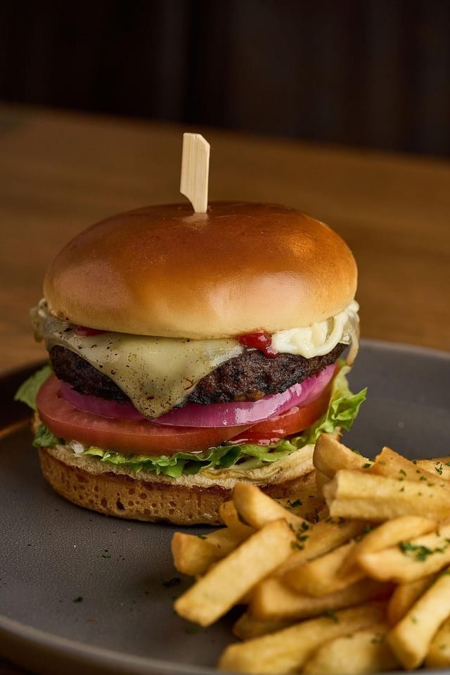 Hamburgesa Swiss / Swiss Hamburgers.
