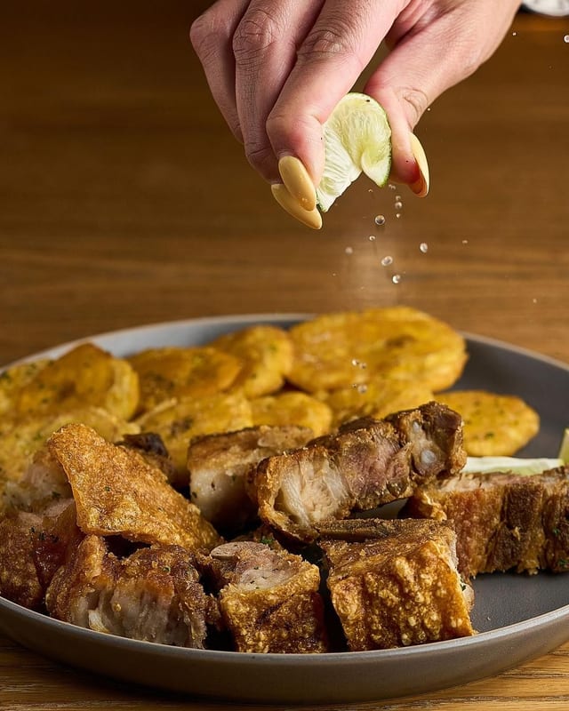 Cerdo Guisado / Stewed Pork Chunks.